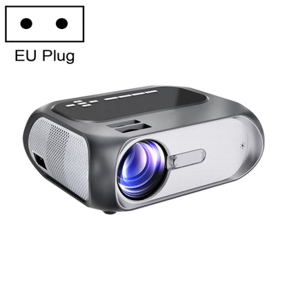 T7i 720P 200 ANSI Home Theater LED HD Digital Projector, Same Screen Version, EU Plug(Silver Grey) - LED Projector by PMC Jewellery | Online Shopping South Africa | PMC Jewellery | Buy Now Pay Later Mobicred