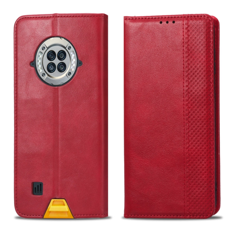 For Doogee S96 Pro Magnetic Buckle Retro Texture Leather Phone Case(Red) - Doogee Cases by PMC Jewellery | Online Shopping South Africa | PMC Jewellery | Buy Now Pay Later Mobicred