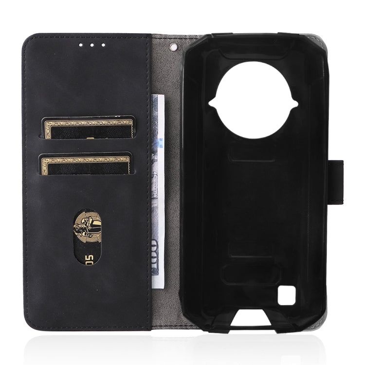 For DOOGEE S96 Pro Skin Feel Magnetic Buckle Calf Texture PU Phone Case(Black) - Doogee Cases by PMC TechLife | Online Shopping South Africa | PMC TechLife | Buy Now Pay Later Mobicred