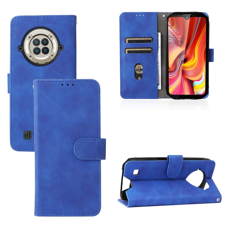 For DOOGEE S96 Pro Skin Feel Magnetic Buckle Calf Texture PU Phone Case(Blue) - Doogee Cases by PMC TechLife | Online Shopping South Africa | PMC TechLife | Buy Now Pay Later Mobicred