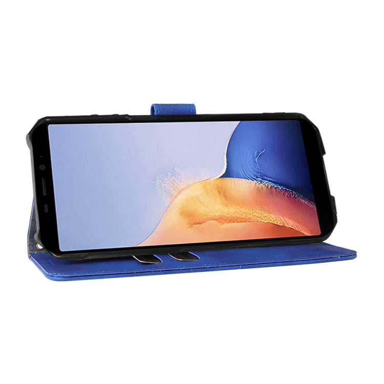 For Ulefone Armor X9 Skin Feel Magnetic Buckle Calf Texture PU Phone Case(Blue) - Ulefone Cases by PMC Jewellery | Online Shopping South Africa | PMC Jewellery | Buy Now Pay Later Mobicred