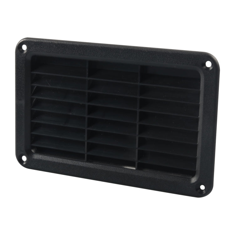 A6789 193x122mm RV / Bus Oblique Louver Outlet Panel with Screws(Black) - Air Conditioning System by PMC Jewellery | Online Shopping South Africa | PMC Jewellery