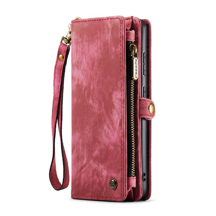 For Samsung Galaxy A33 5G CaseMe-008 Detachable Multifunctional Horizontal Flip Leather Case(Red) - free shipping - PMC Jewellery - Order now!
