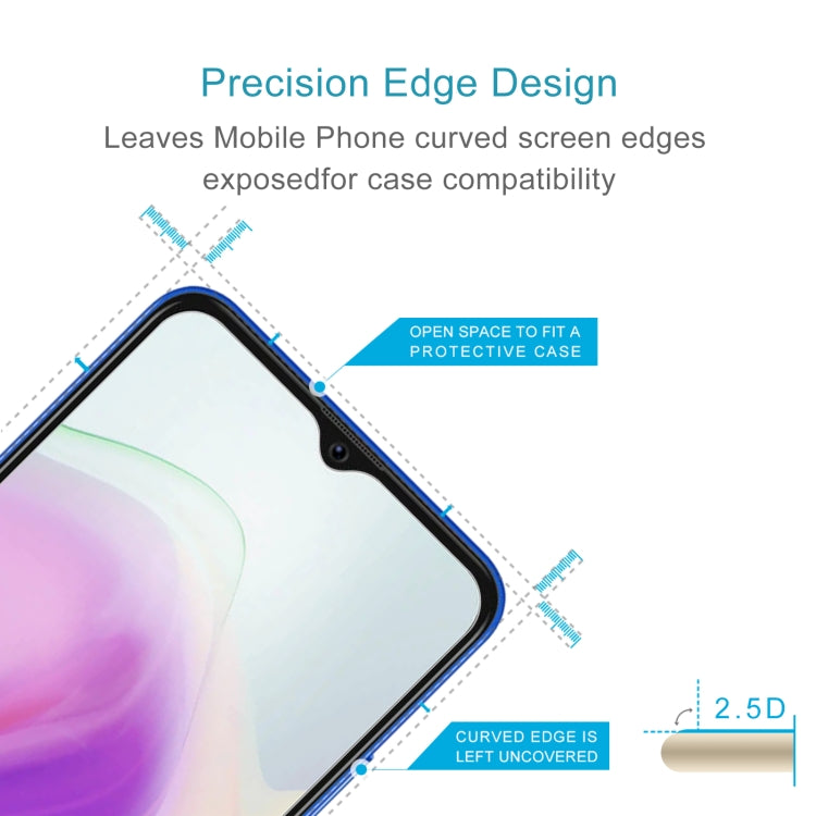 50 PCS 0.26mm 9H 2.5D Tempered Glass Film For Blackview A70 Pro - For Blackview by PMC Jewellery | Online Shopping South Africa | PMC Jewellery