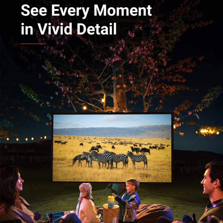 T400 100 inch Screen 3000 Lumens LED Mini Projector, Plug Type:EU Plug(Black White) - Mini Projector by PMC TechLife | Online Shopping South Africa | PMC TechLife | Buy Now Pay Later Mobicred