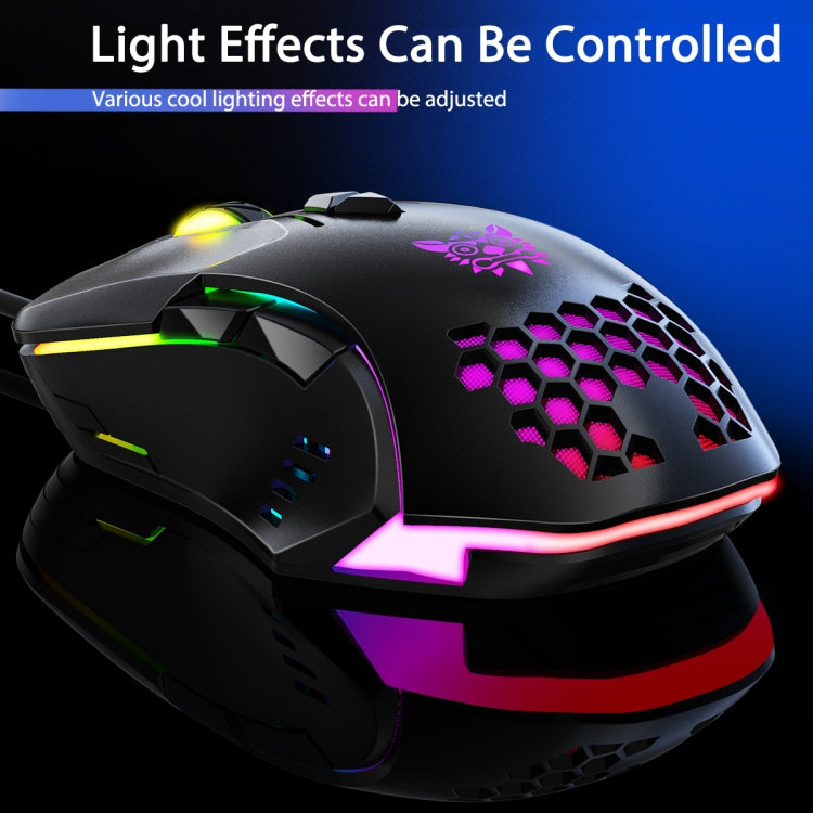 ONIKUMA CW902 RGB Lighting Wired Mouse(Black) - free shipping - PMC Jewellery - Order now!
