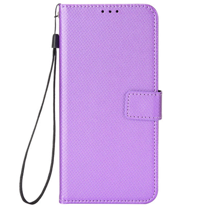 For Blackview A70 2021 Diamond Texture Leather Phone Case(Purple) - More Brand by PMC Jewellery | Online Shopping South Africa | PMC Jewellery | Buy Now Pay Later Mobicred
