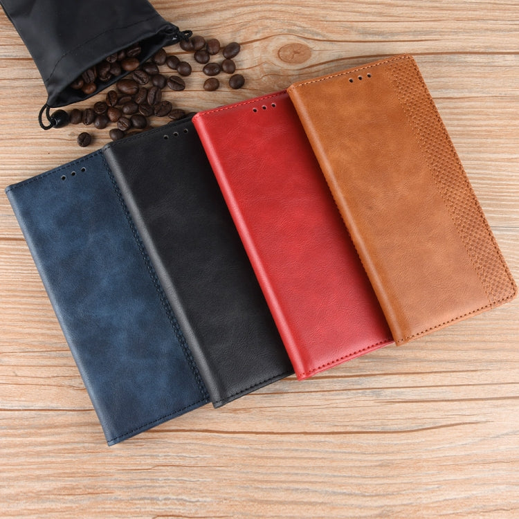 For Blackview A55 Magnetic Buckle Retro Crazy Horse Leather Phone Case(Brown) - More Brand by PMC TechLife | Online Shopping South Africa | PMC TechLife | Buy Now Pay Later Mobicred
