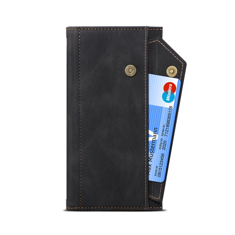 For Motorola Moto E40 / E30 / E20 Retro Frosted Horizontal Flip Leather Phone Case(Black) - Motorola Cases by PMC TechLife | Online Shopping South Africa | PMC TechLife | Buy Now Pay Later Mobicred