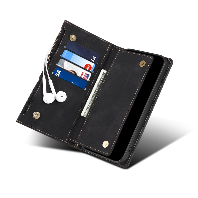 For Motorola Moto E40 / E30 / E20 Retro Frosted Horizontal Flip Leather Phone Case(Black) - Motorola Cases by PMC TechLife | Online Shopping South Africa | PMC TechLife | Buy Now Pay Later Mobicred