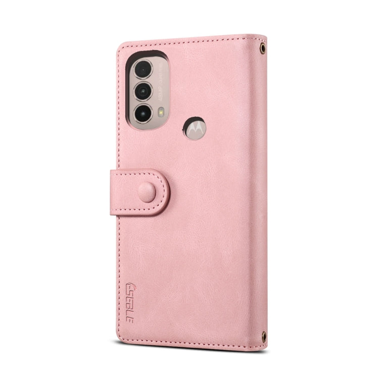 For Motorola Moto E40 / E30 / E20 Retro Frosted Horizontal Flip Leather Phone Case(Rose Gold) - free shipping - PMC TechLife - Order now!