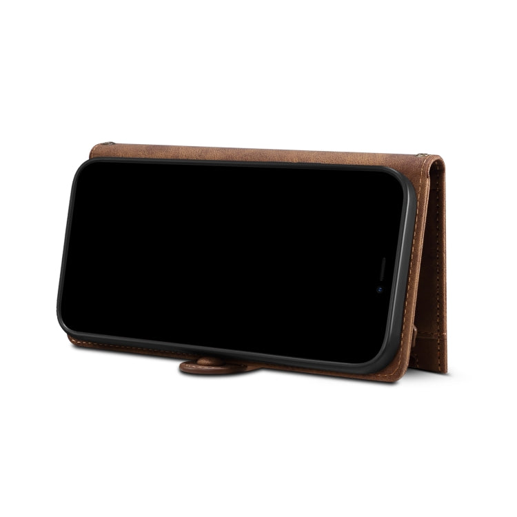For OnePlus Nord N20 5G Retro Frosted Horizontal Flip Leather Phone Case(Brown) - OnePlus Cases by PMC TechLife | Online Shopping South Africa | PMC TechLife | Buy Now Pay Later Mobicred