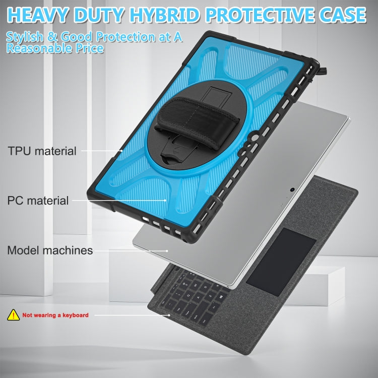 For MicroSoft Surface Pro 4 / 5 / 6 / 7 TPU + PC Tablet Case(Blue) - Others by PMC TechLife | Online Shopping South Africa | PMC TechLife | Buy Now Pay Later Mobicred