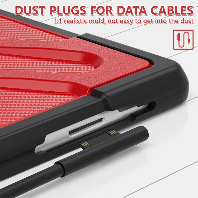 For MicroSoft Surface Pro 8 TPU + PC Tablet Case(Red) - Others by PMC TechLife | Online Shopping South Africa | PMC TechLife | Buy Now Pay Later Mobicred