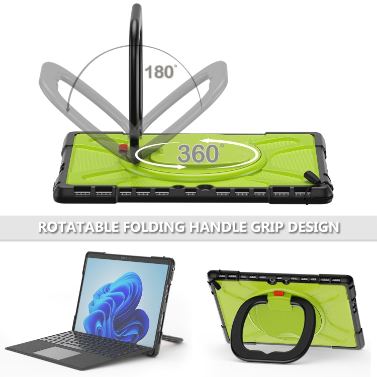 For MicroSoft Surface Pro 8 TPU + PC Tablet Case(Yellow Green) - Others by PMC TechLife | Online Shopping South Africa | PMC TechLife | Buy Now Pay Later Mobicred