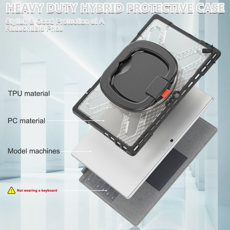 For MicroSoft Surface Pro 4 / 5 / 6 / 7 TPU + PC Tablet Case(Transparent) - Others by PMC TechLife | Online Shopping South Africa | PMC TechLife | Buy Now Pay Later Mobicred