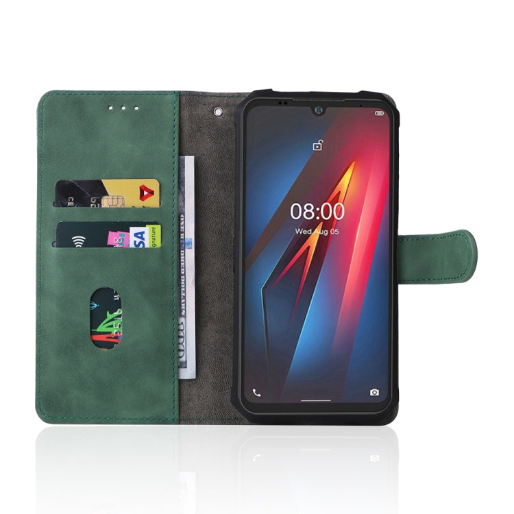 For Ulefone Armor 8 Skin Feel Magnetic Buckle Calf Texture Leather Phone Case(Green) - Ulefone Cases by PMC Jewellery | Online Shopping South Africa | PMC Jewellery | Buy Now Pay Later Mobicred