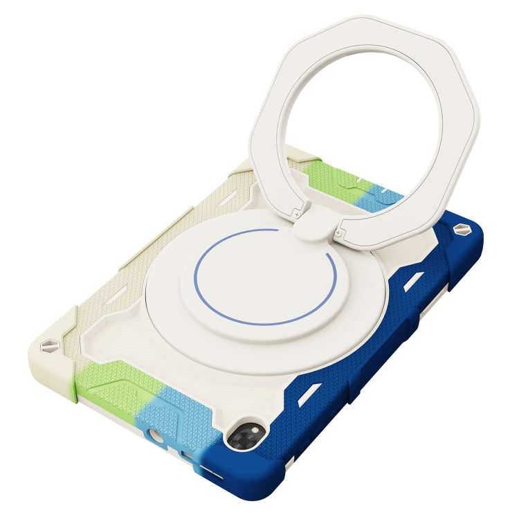 For Lenovo Tab K10 / M10 Plus Armor Contrast Color Silicone + PC Tablet Case(Colorful Blue) - Lenovo by PMC TechLife | Online Shopping South Africa | PMC TechLife | Buy Now Pay Later Mobicred