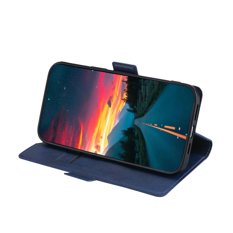 For Doogee Y8 Ultra-thin Voltage Side Buckle PU + TPU Leather Phone Case(Blue) - More Brand by PMC TechLife | Online Shopping South Africa | PMC TechLife | Buy Now Pay Later Mobicred