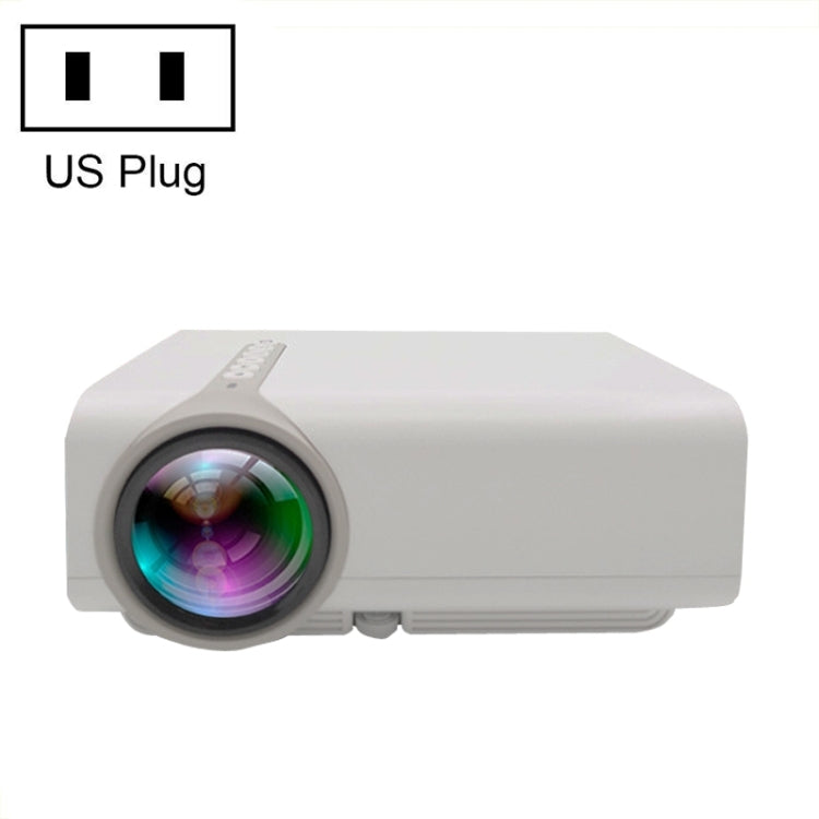 YG530 LED Small 1080P Wireless Screen Mirroring Projector, Power Plug:US Plug(White) - LED Projector by PMC Jewellery | Online Shopping South Africa | PMC Jewellery | Buy Now Pay Later Mobicred