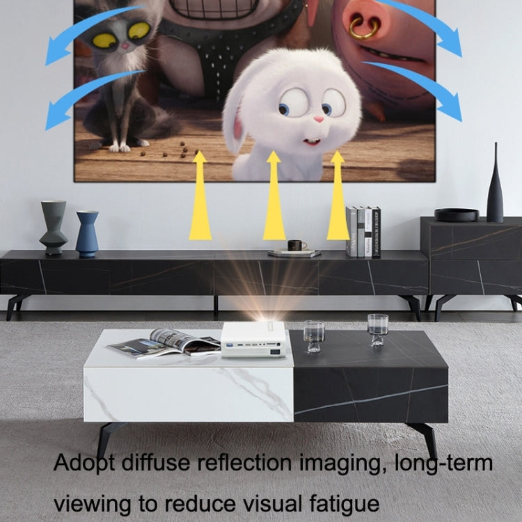 YG530 LED Small 1080P Wireless Screen Mirroring Projector, Power Plug:UK Plug(Black) - LED Projector by PMC TechLife | Online Shopping South Africa | PMC TechLife | Buy Now Pay Later Mobicred