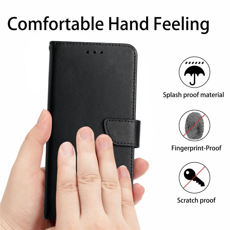For Google Pixel 7 Pro Genuine Leather Fingerprint-proof Horizontal Flip Phone Case(Black) - Google Cases by PMC TechLife | Online Shopping South Africa | PMC TechLife | Buy Now Pay Later Mobicred