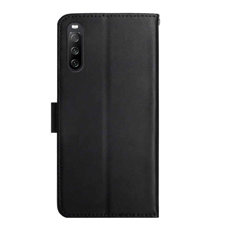 For Sony Xperia 10 IV Genuine Leather Fingerprint-proof Flip Phone Case(Black) - free shipping - PMC TechLife - Order now!