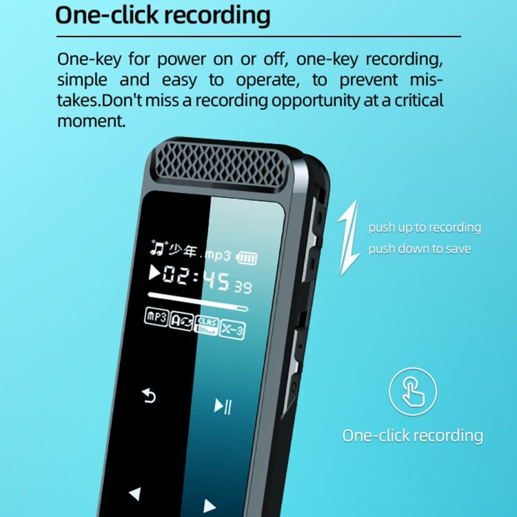 Q55 Smart HD Noise Reduction Voice Control Recording Pen, Capacity:8GB(Black) - Recording Pen by PMC TechLife | Online Shopping South Africa | PMC TechLife | Buy Now Pay Later Mobicred