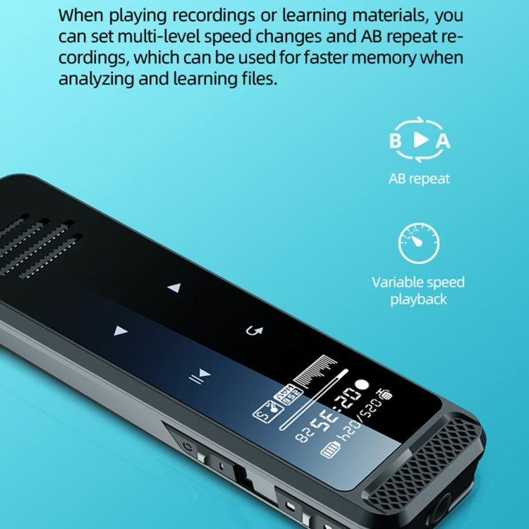 Q55 Smart HD Noise Reduction Voice Control Recording Pen, Capacity:8GB(Black) - Recording Pen by PMC TechLife | Online Shopping South Africa | PMC TechLife | Buy Now Pay Later Mobicred