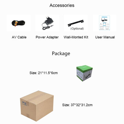 Measy AV530-2 5.8GHz Wireless Audio / Video Transmitter + 2 Receiver, Transmission Distance: 300m, UK Plug - Set Top Box & Accessories by Measy | Online Shopping South Africa | PMC Jewellery | Buy Now Pay Later Mobicred