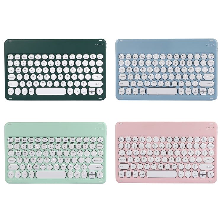 X4 Universal Round Keys Panel Spray Color Bluetooth Keyboard(Light Pink) - Universal Keyboard by PMC TechLife | Online Shopping South Africa | PMC TechLife