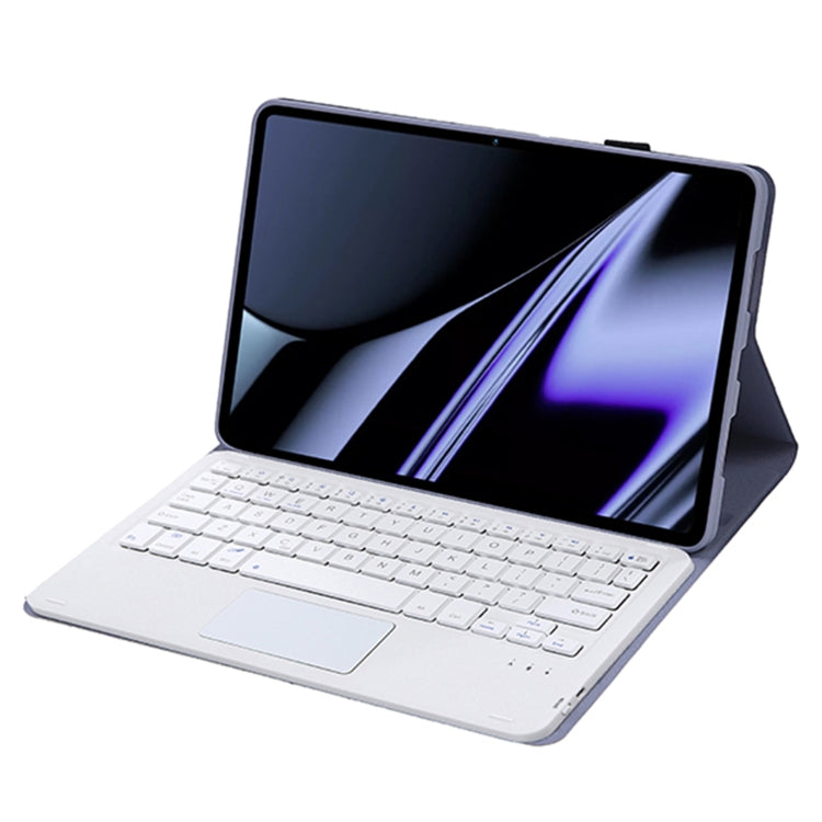 OP11-A Lambskin Texture Ultra-thin Bluetooth Keyboard Leather Case with Touchpad For OPPO Pad 11 inch(Purple) - Others Keyboard by PMC TechLife | Online Shopping South Africa | PMC TechLife | Buy Now Pay Later Mobicred