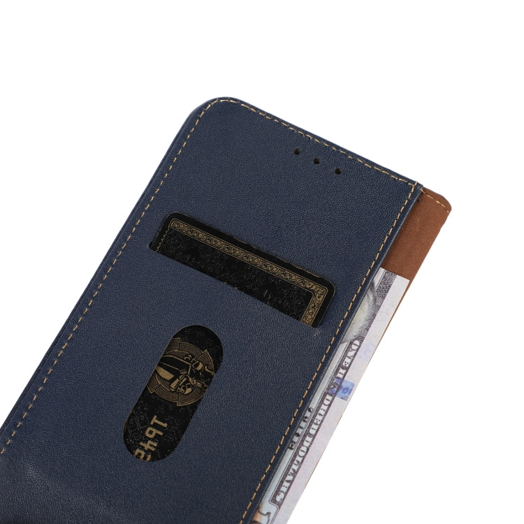 For Nokia C20 Plus KHAZNEH Nappa Top Layer Cowhide Leather Phone Case(Blue) - Nokia Cases by PMC TechLife | Online Shopping South Africa | PMC TechLife | Buy Now Pay Later Mobicred