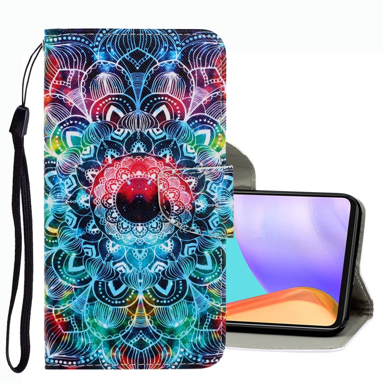 For Samsung Galaxy A33 5G 3D Colored Drawing Leather Phone Case(Mandala) - Galaxy Phone Cases by PMC Jewellery | Online Shopping South Africa | PMC Jewellery