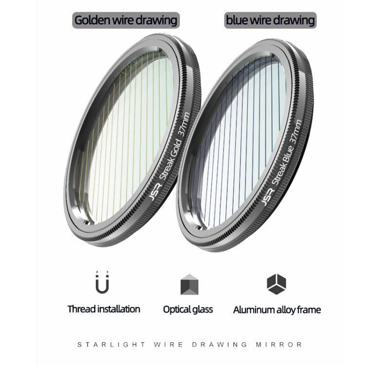 JSR Starlight Drawing Camera Lens Filter, Size:67mm(Streak Gold) - free shipping - PMC TechLife - Order now!