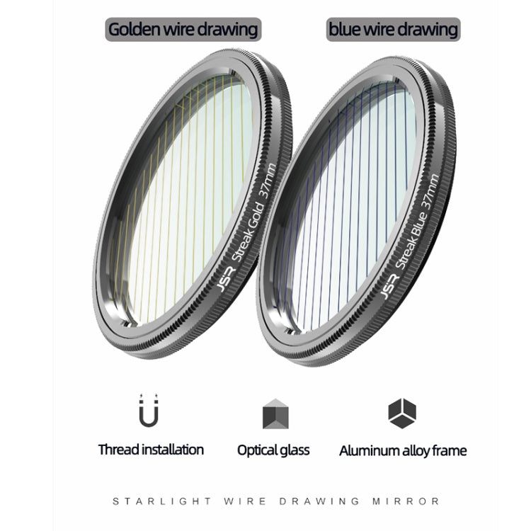 JSR Starlight Drawing Camera Lens Filter, Size:82mm(Streak Gold) - Other Filter by JSR | Online Shopping South Africa | PMC Jewellery