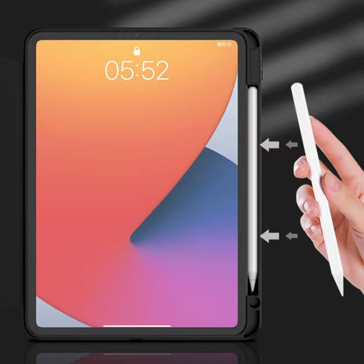 For iPad Pro 12.9 2022 / 2021 / 2020 / 2018 Mutural Jianshang Series Tablet Leather Smart Case(Black) - free shipping - PMC TechLife - Order now!