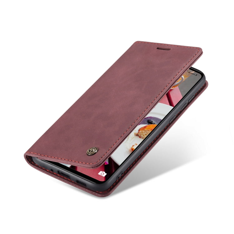 For Samsung Galaxy A73 5G CaseMe 013 Multifunctional Horizontal Flip Leather Phone Case(Wine Red) - Galaxy Phone Cases by CaseMe | Online Shopping South Africa | PMC Jewellery | Buy Now Pay Later Mobicred