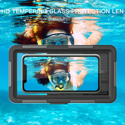 RedPepper 2nd Generation Diving Waterproof Protective Case, Waterproof depth: 15m(Black + Green) - Waterproof Bag by RedPepper | Online Shopping South Africa | PMC Jewellery | Buy Now Pay Later Mobicred