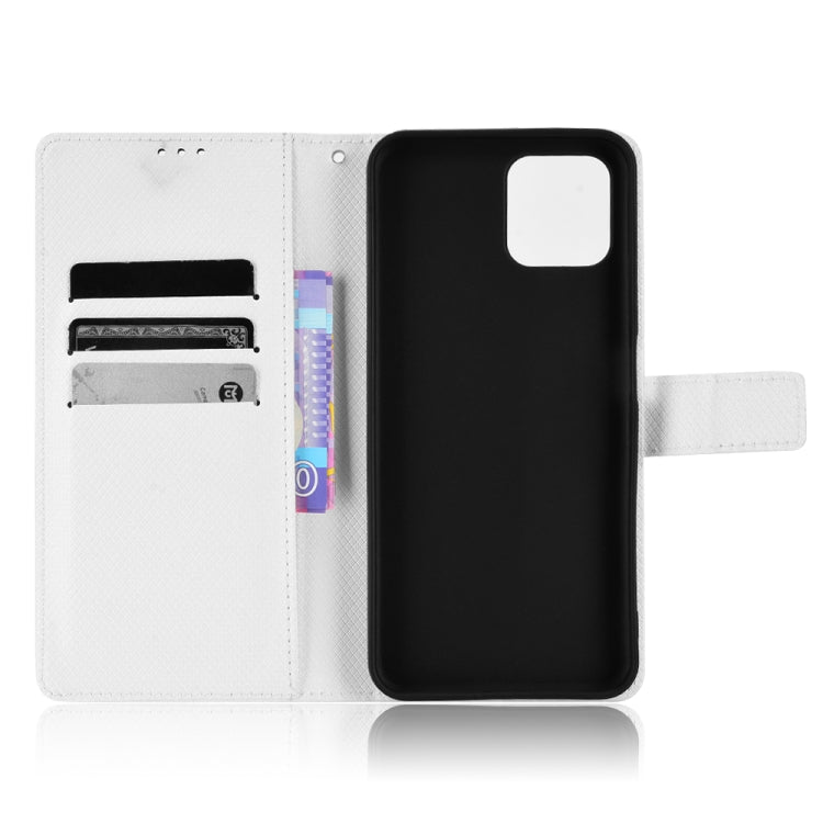 For Blackview A95 Diamond Texture Leather Phone Case(White) - More Brand by PMC TechLife | Online Shopping South Africa | PMC TechLife