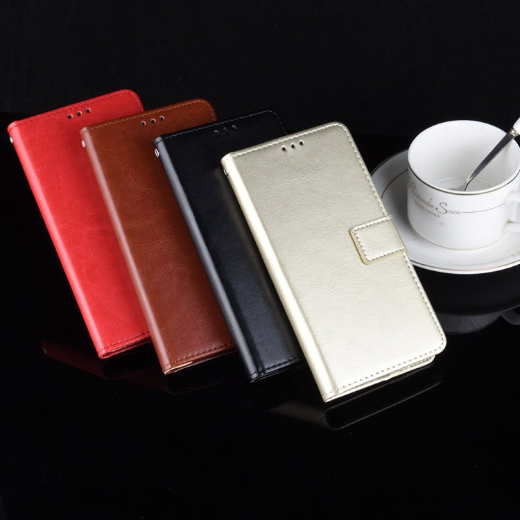For Blackview A95 Retro Crazy Horse Texture Leather Phone Case(Gold) - More Brand by PMC TechLife | Online Shopping South Africa | PMC TechLife | Buy Now Pay Later Mobicred