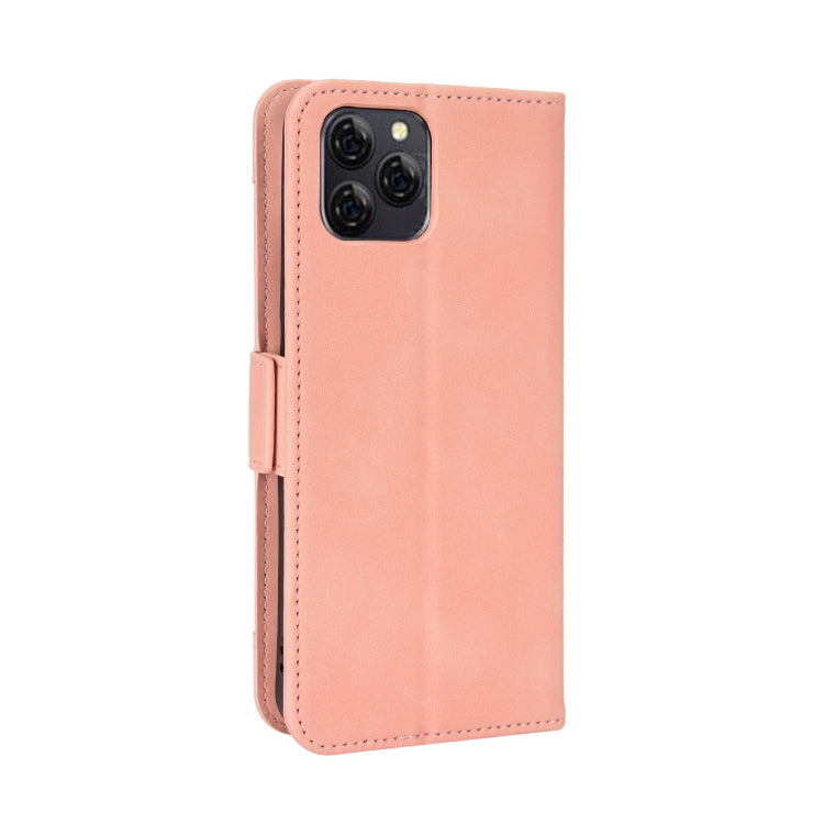 For Blackview A95 Skin Feel Calf Texture Card Slots Leather Phone Case(Pink) - More Brand by PMC Jewellery | Online Shopping South Africa | PMC Jewellery