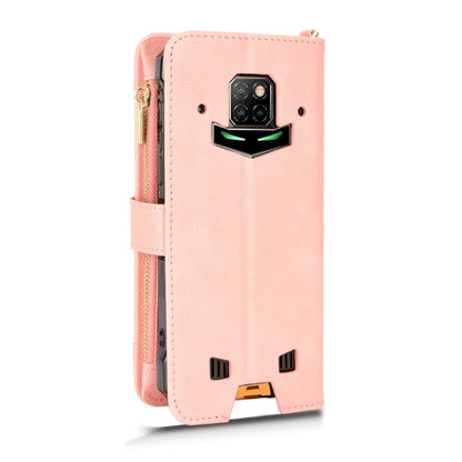 For Doogee S88 Pro / S88 Plus Litchi Texture Zipper Leather Phone Case(Pink) - Doogee Cases by PMC Jewellery | Online Shopping South Africa | PMC Jewellery | Buy Now Pay Later Mobicred