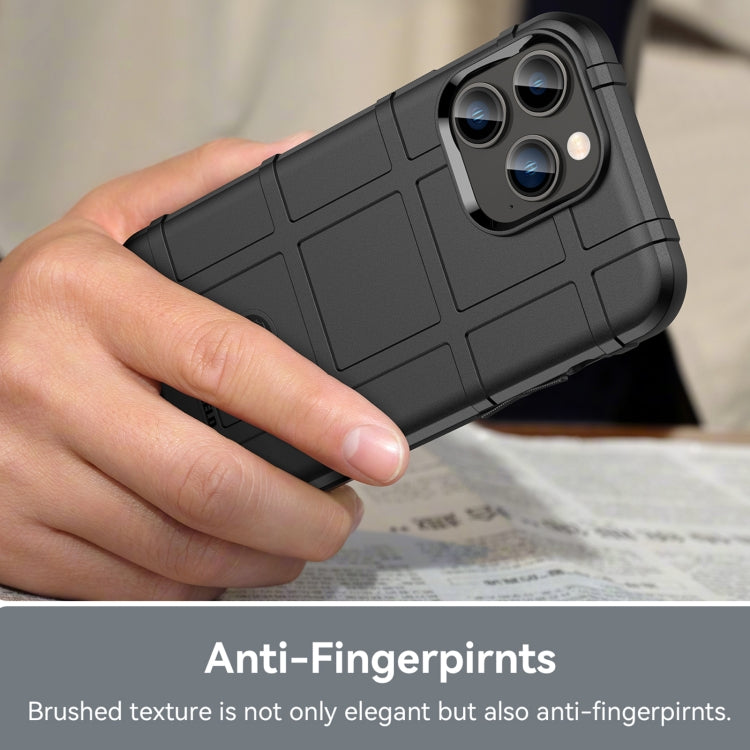 For iPhone 14 Pro Rugged Shield Full Coverage Shockproof TPU Case (Black) - iPhone 14 Pro Cases by PMC TechLife | Online Shopping South Africa | PMC TechLife
