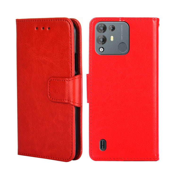 For Blackview A55 Pro Crystal Texture Leather Phone Case(Red) - Huawei Cases by PMC Jewellery | Online Shopping South Africa | PMC Jewellery | Buy Now Pay Later Mobicred