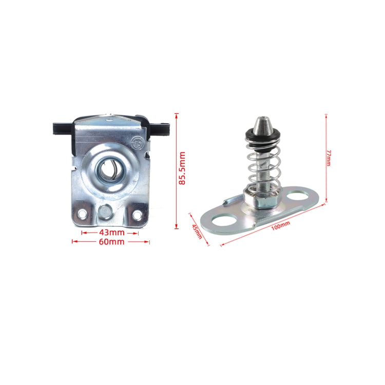 A6881 Car Upper and Lower Hood Lock Catch Latch for BMW - Locks & Hasps by PMC TechLife | Online Shopping South Africa | PMC TechLife | Buy Now Pay Later Mobicred