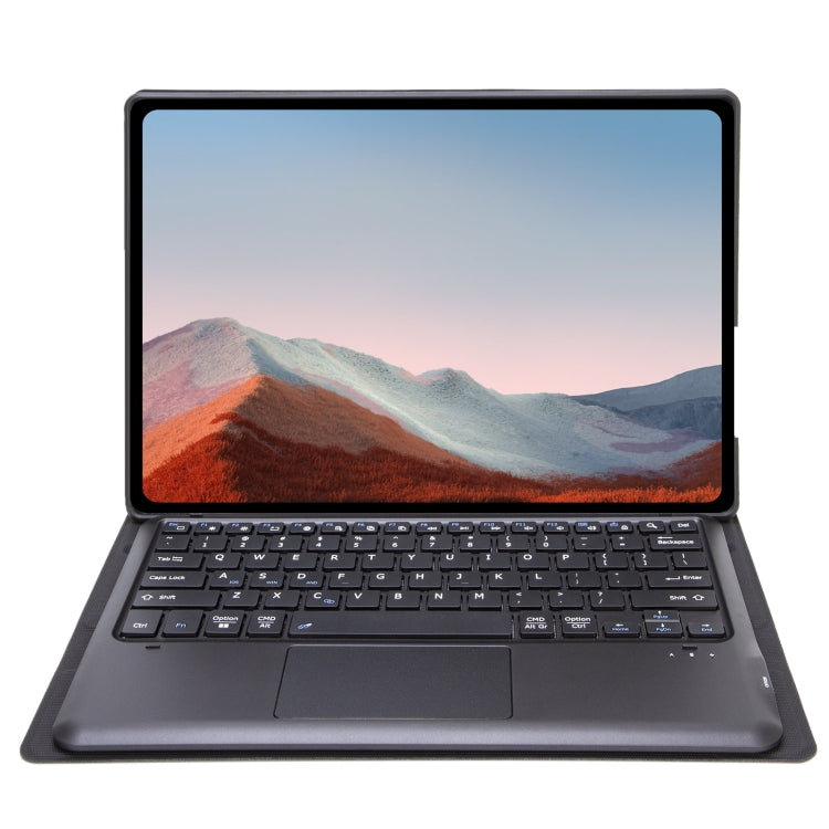 SF128-A Tree Texture Touchpad Bluetooth Keyboard Leather Tablet Case For Microsoft Surface Pro 8(Black) - Others Keyboard by PMC TechLife | Online Shopping South Africa | PMC TechLife