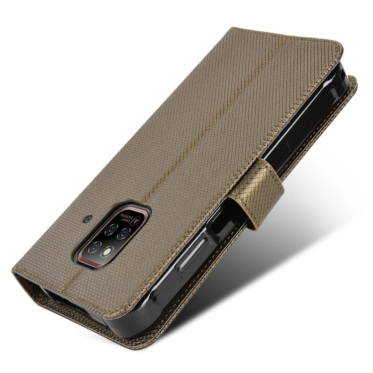 For Ulefone Power Armor 14 / 14 Pro Diamond Texture Leather Phone Case(Brown) - Ulefone Cases by PMC Jewellery | Online Shopping South Africa | PMC Jewellery | Buy Now Pay Later Mobicred