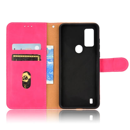 For Blackview A50 Skin Feel Magnetic Flip Leather Phone Case(Rose Red) - More Brand by PMC Jewellery | Online Shopping South Africa | PMC Jewellery | Buy Now Pay Later Mobicred