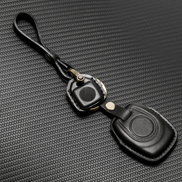 HP-A009 Motorcycle Cowhide Leather Induction Key Protective Cover for Harley Sportster S(Black) - Bags & Luggages by PMC TechLife | Online Shopping South Africa | PMC TechLife | Buy Now Pay Later Mobicred